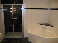 Badezimmer, Renovierung, Luxus, Fliesenarbeiten, 